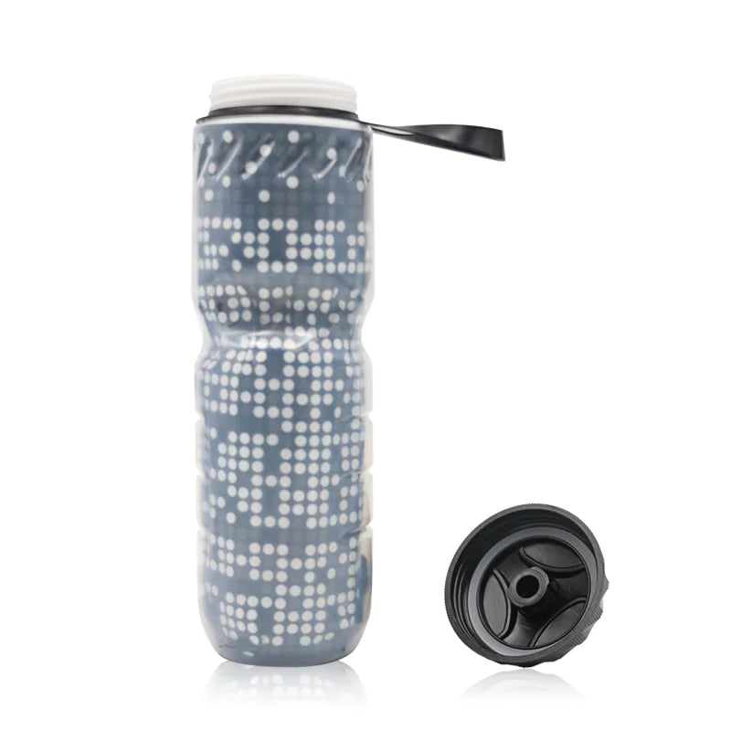 Thermal double layer water bottle keep warm cool portable for outdoor sports