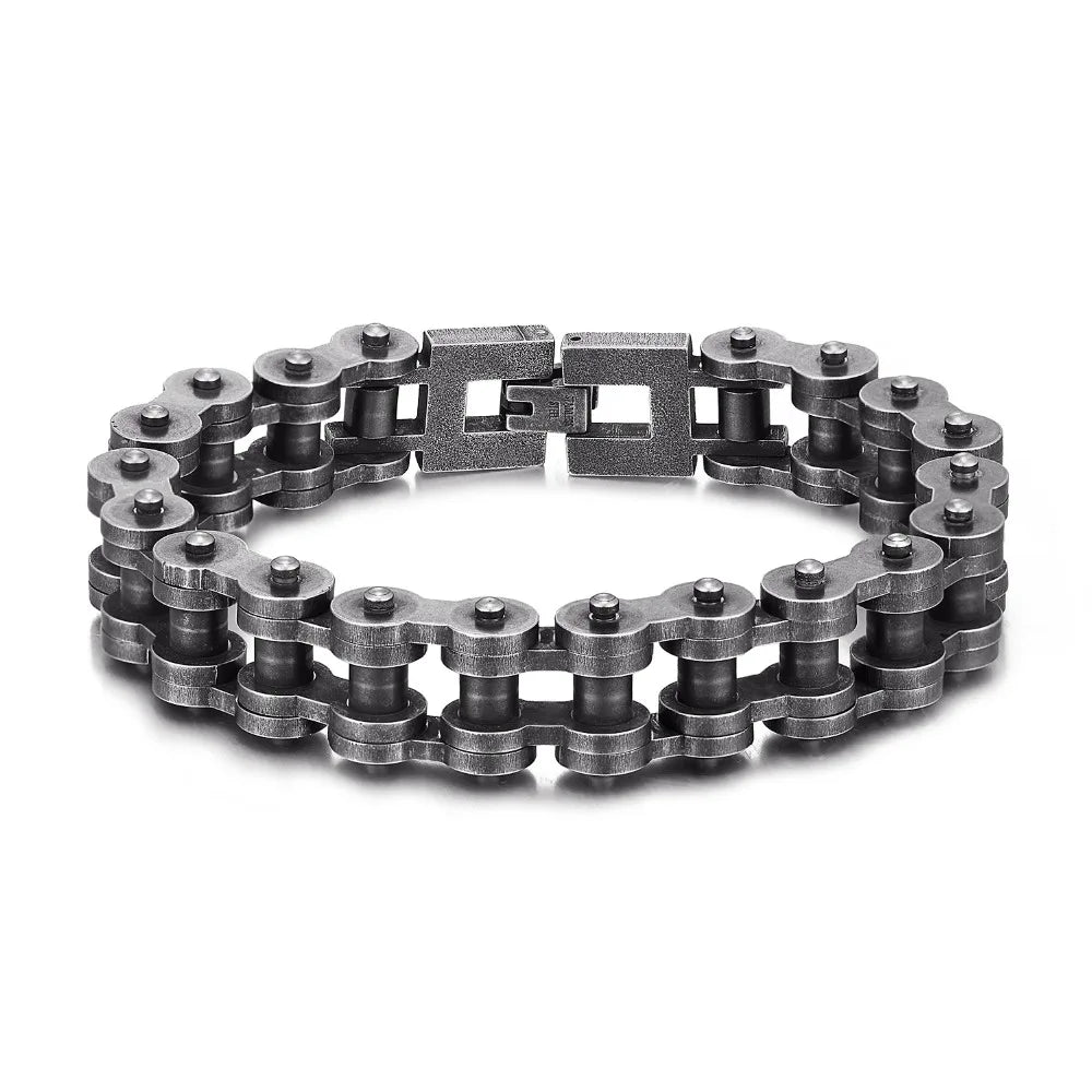 Iron Rider Punk Biker Chain Bracelet