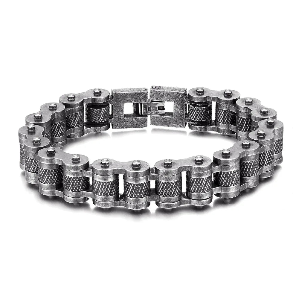 Iron Rider Punk Biker Chain Bracelet