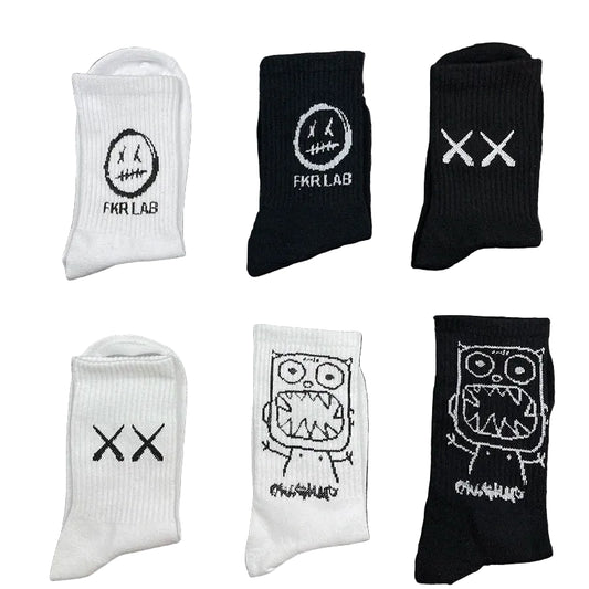 Vibe Japanese Cotton Socks 4 Pairs