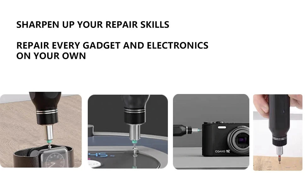 Ratchet precision screwdriver with Phillips Torx magnetic drill bit deideas