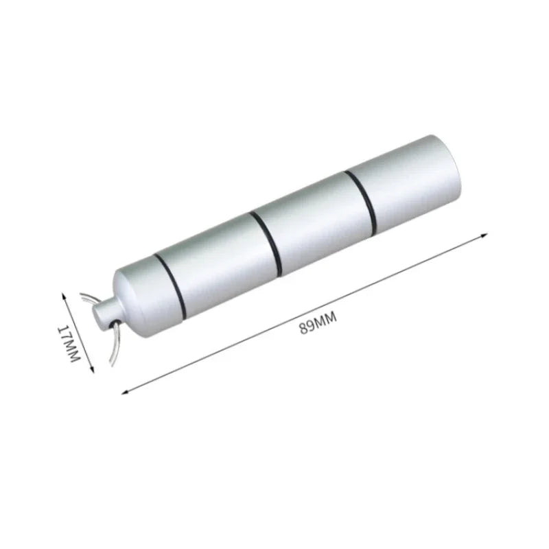 Pastillero portátil pequeño: organizador impermeable y sellado