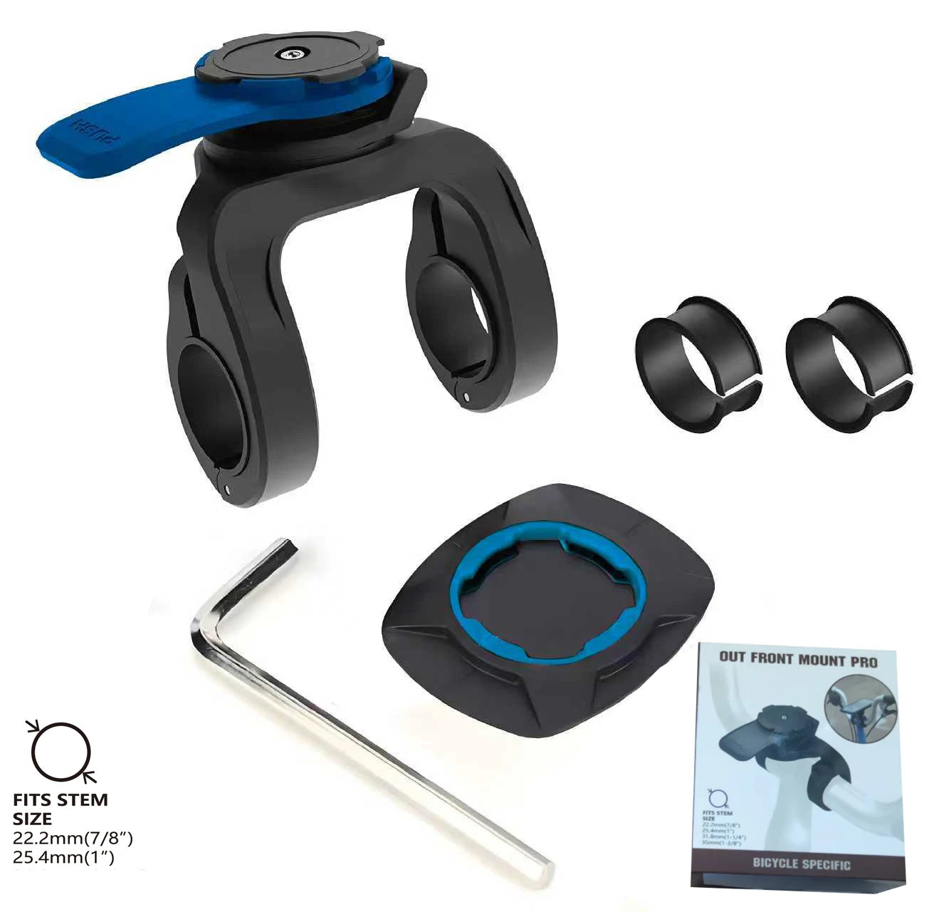 Motorcycle Phone Holder Anti-Shock Dampener Universal Handlebar Mount for iPhone & Android