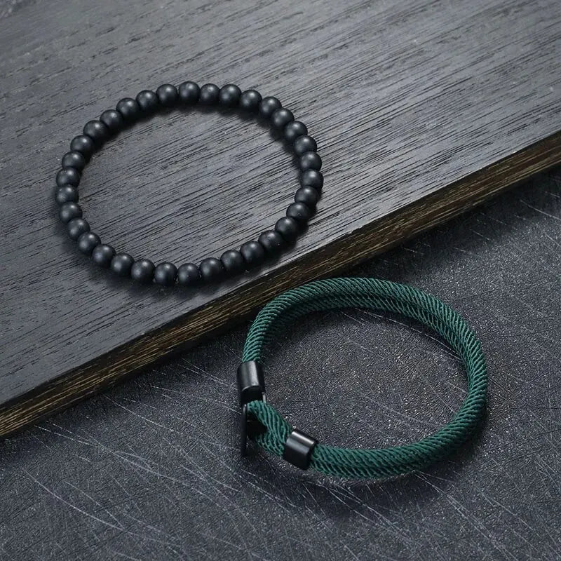 Sea Guardian Bracelet Protect your style with the strength and energy of the natural onyx