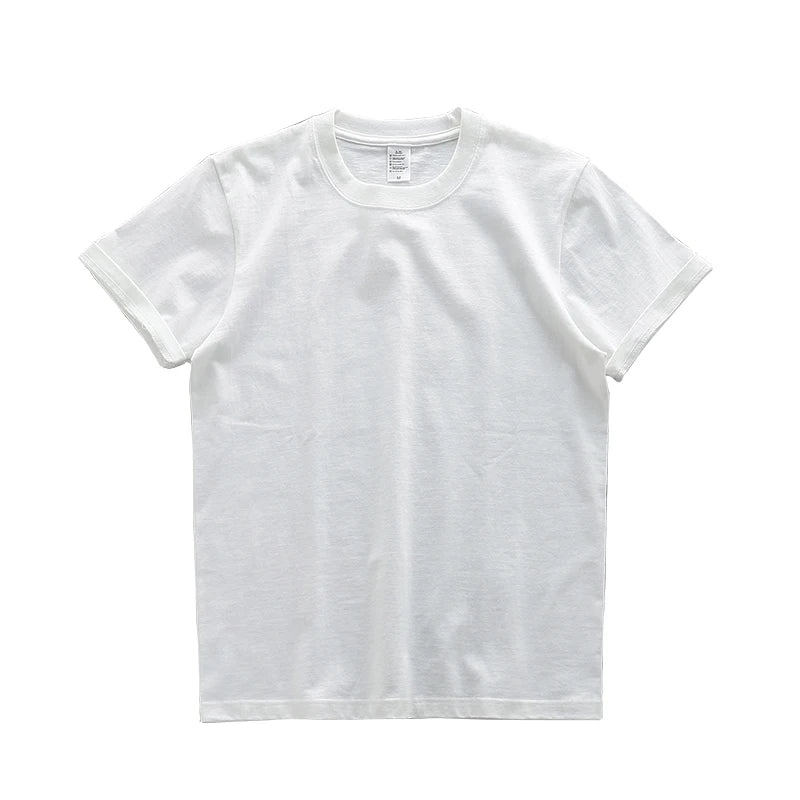 Solid Color Cotton Short Sleeve T-Shirt Top Casual T-Shirts