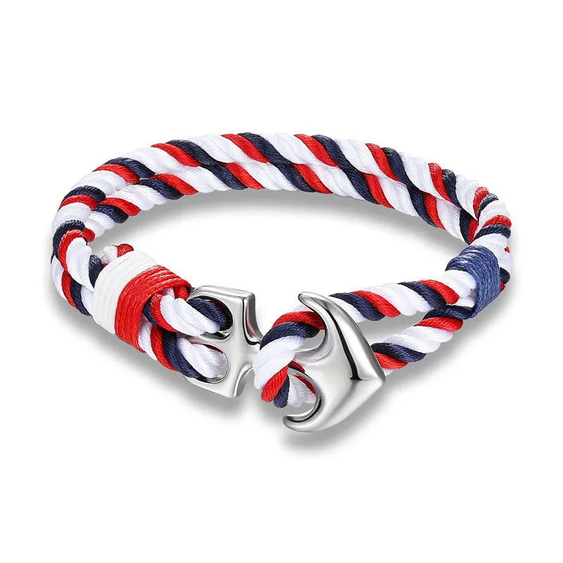 Twin Strand Anchor Bracelet Waterproof & Sporty