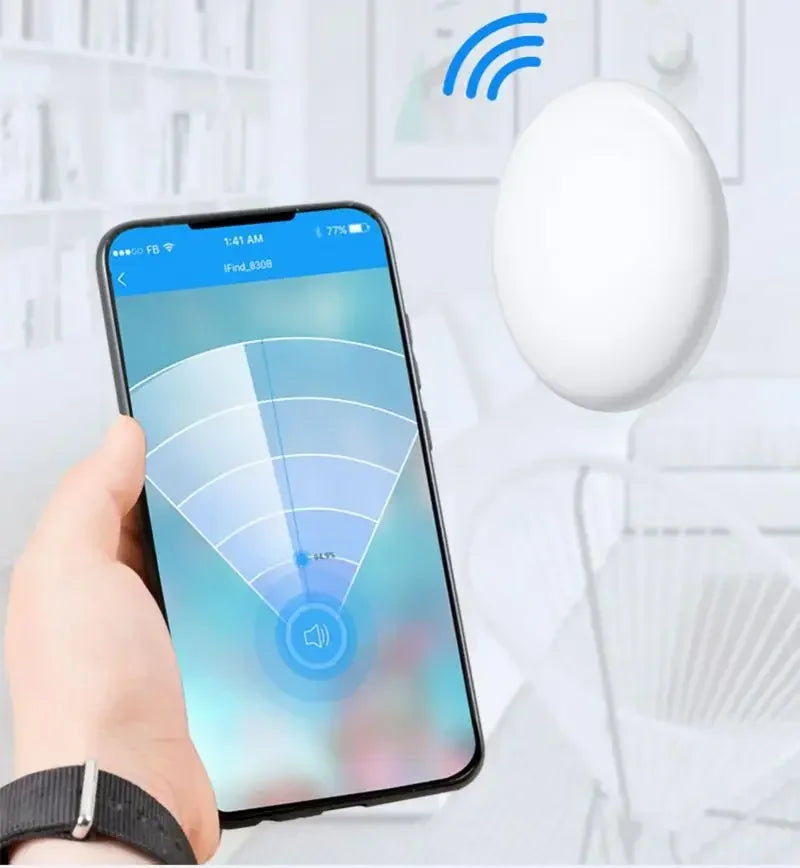 Billetera inteligente con localizador para mascotas, dispositivo antipérdida con Bluetooth y localizador para niños