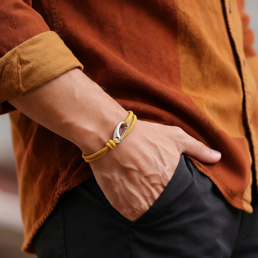 Momentum - Urban Cord Chain Bracelet, Adjustable, Unisex