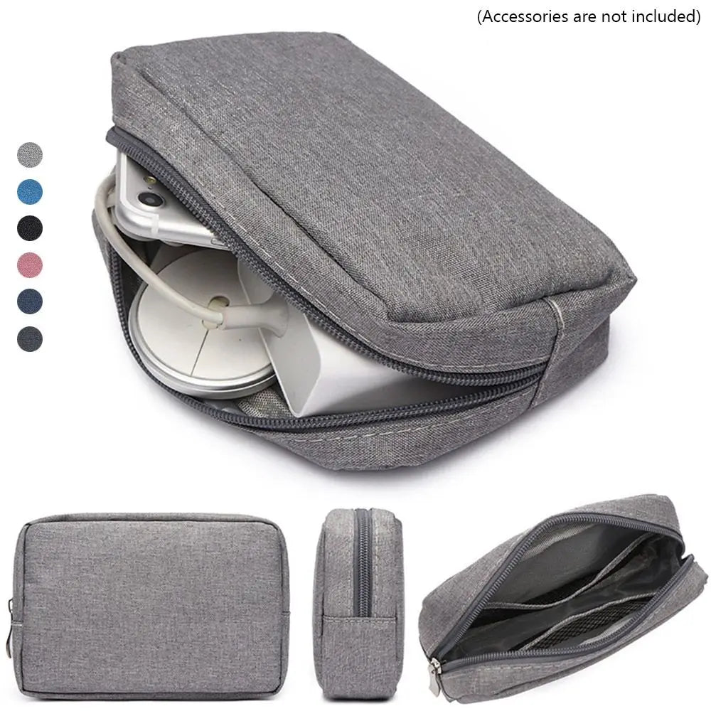 Estuche organizador de viaje digital: almacenamiento de auriculares y accesorios