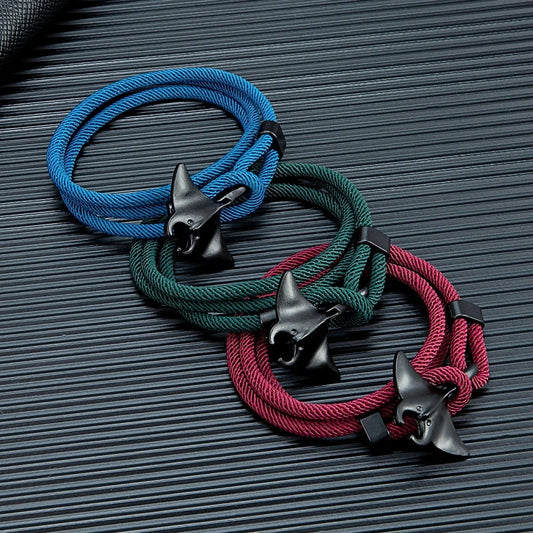 Manta Ray Rope Bracelet Ocean-Inspired Multilayer Design deideas