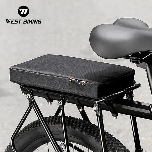 Bicycle rear seat cushion soft and comfortable, detachable and washable deideas