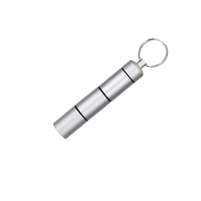 Pastillero portátil pequeño: organizador impermeable y sellado