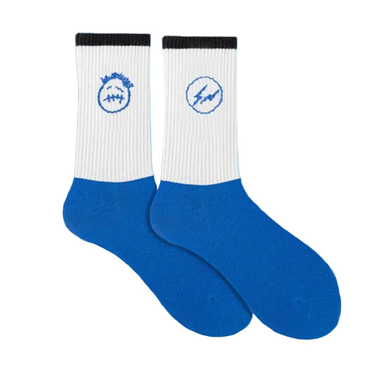 Bandana Graphic Crew Socks Cotton Blend, Unisex 36-43