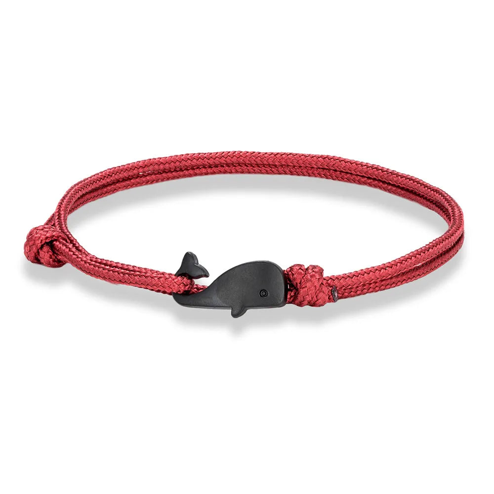 Ocean Whale Paracord Bracelet Waterproof Surfer Style for Men & Women