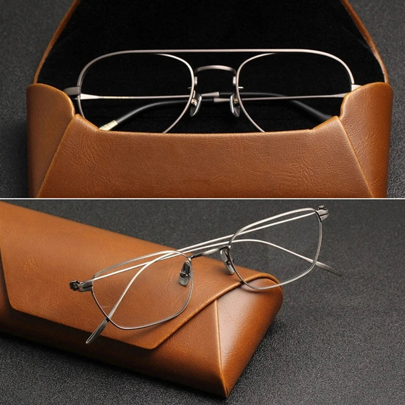 LuxeVision – Funda de cuero para gafas | Protección y estilo sofisticado