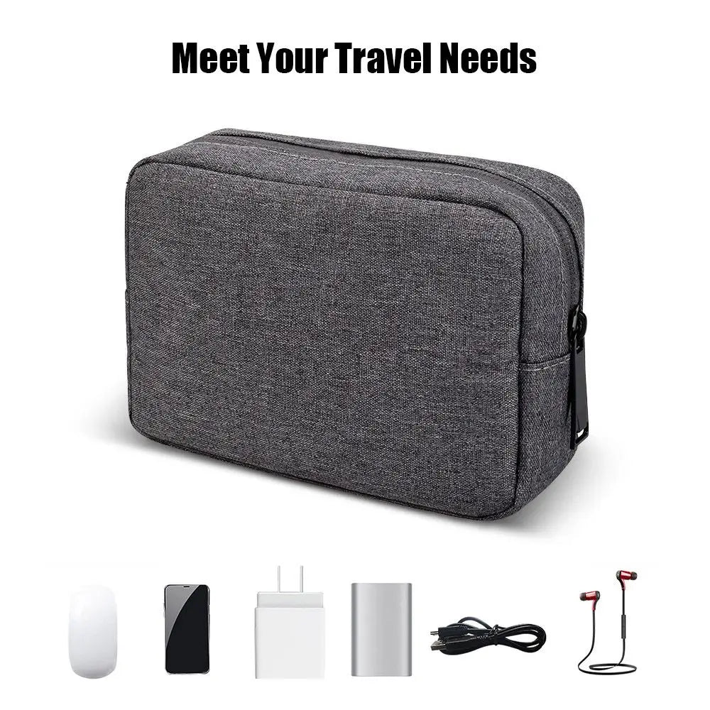 Estuche organizador de viaje digital: almacenamiento de auriculares y accesorios