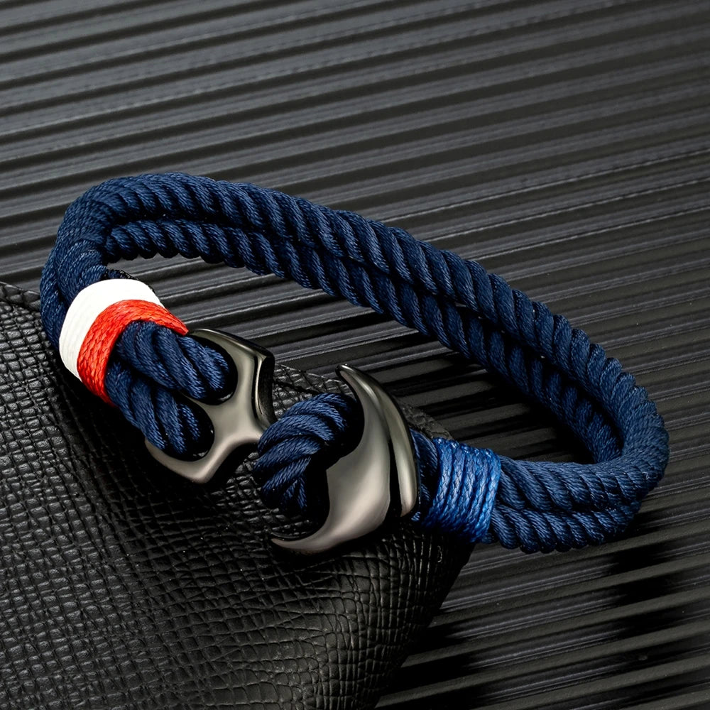 Twin Strand Anchor Bracelet Waterproof & Sporty