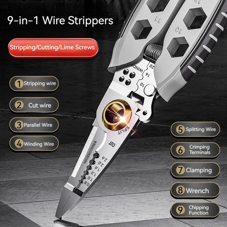 Pliers Multifunctional 9 in 1 Pliers