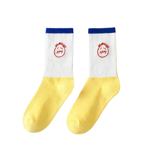 Bandana Graphic Crew Socks Cotton Blend, Unisex 36-43