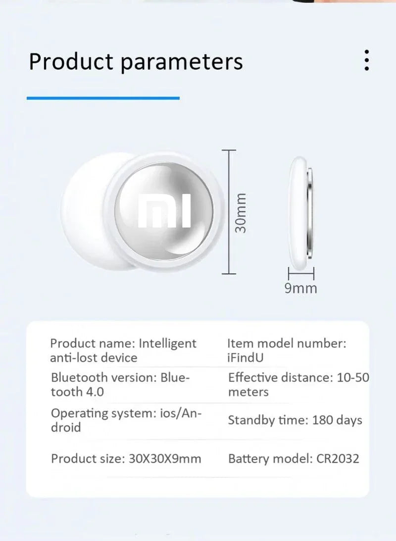 Billetera inteligente con localizador para mascotas, dispositivo antipérdida con Bluetooth y localizador para niños