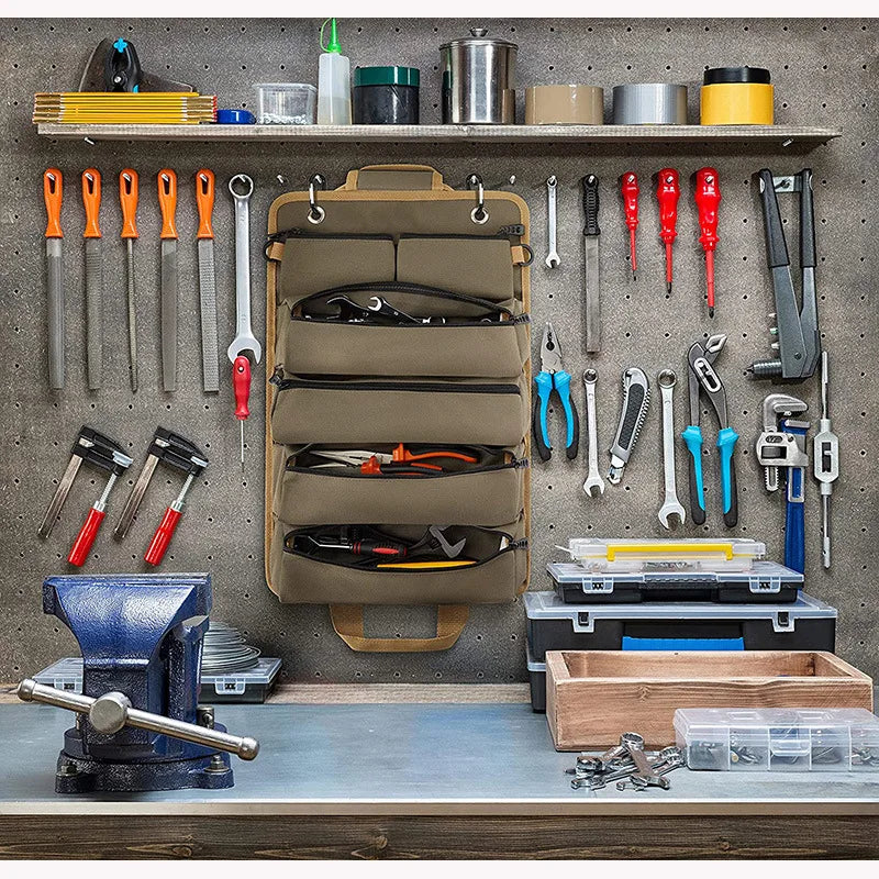 High Quality Professional Multi Pocket Hardware Tool Bag Portable Small Tool Organizer Bag