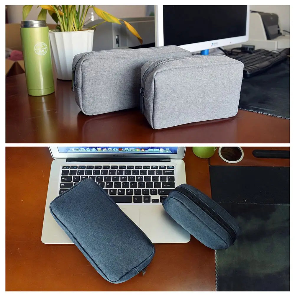 Estuche organizador de viaje digital: almacenamiento de auriculares y accesorios