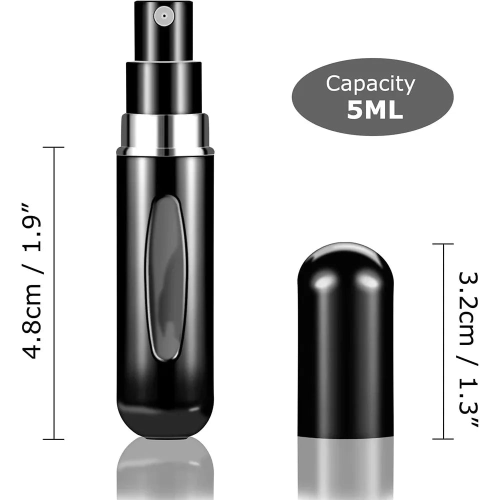 Atomizador de perfume portátil Mini botella de perfume en aerosol
