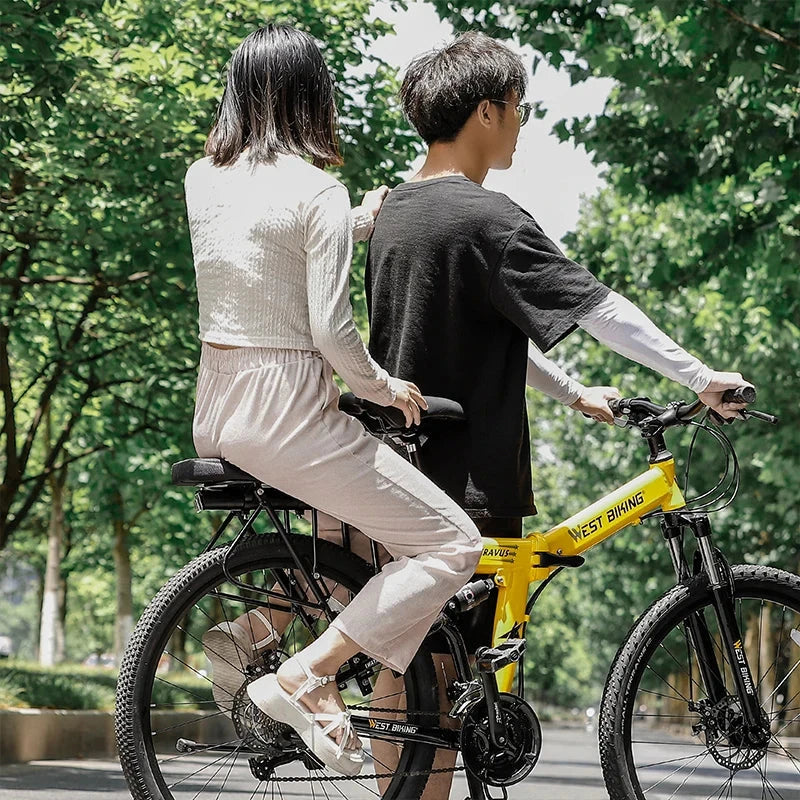 Bicycle rear seat cushion soft and comfortable, detachable and washable deideas