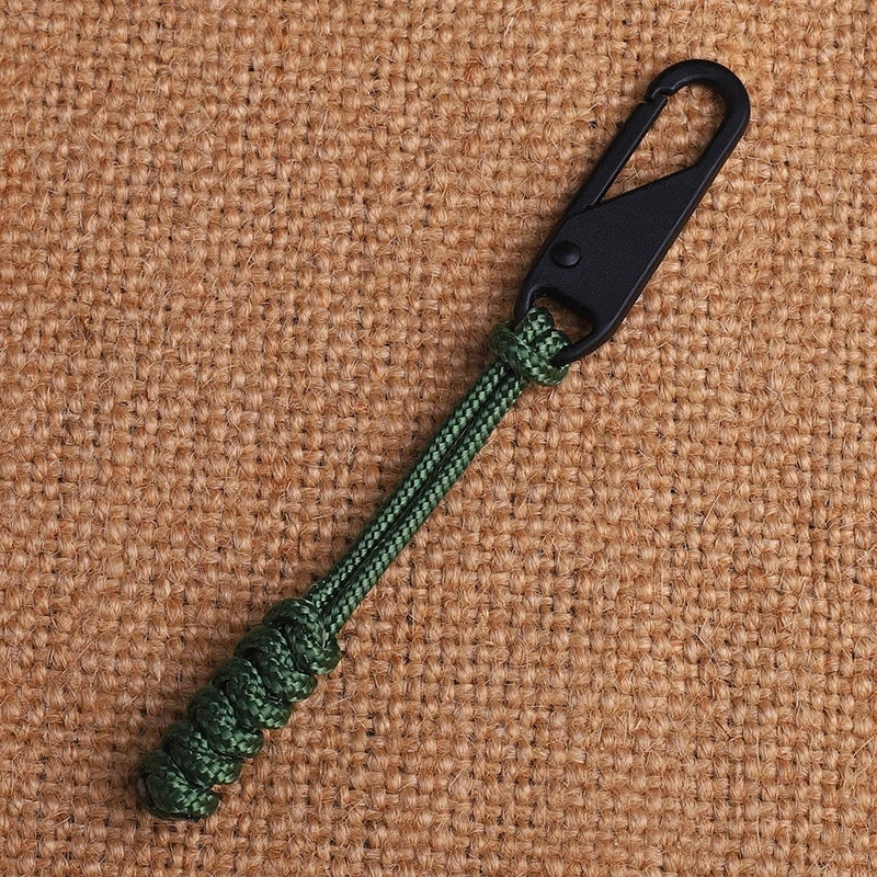 Handmade Snake Knot Paracord Zipper Pull Durable Replacement & Bag Accessory