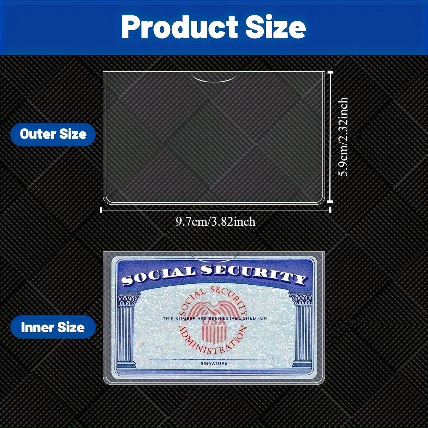 Estuche protector para tarjetas de PVC: seguridad y durabilidad para sus documentos