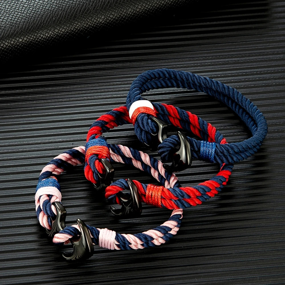 Twin Strand Anchor Bracelet Waterproof & Sporty