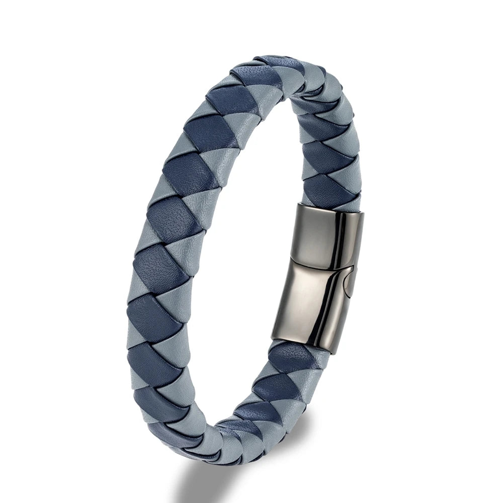Urban Flame Leather Bracelet
