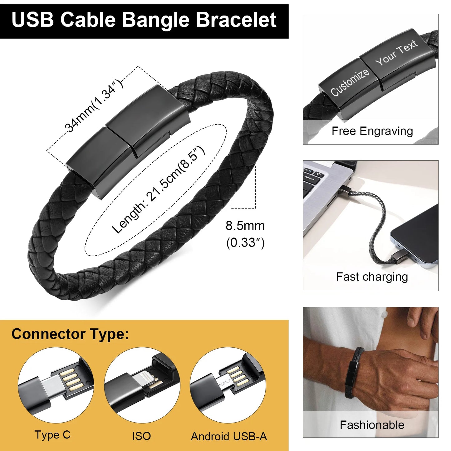 Pulsera Urban Power – Carga USB Clase C