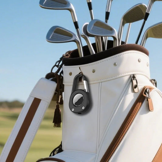 For AirTag Hardness Holder with Carabiner Anti-Scratch Shell Anti-Lost Locator Case Keychain Ring for Apple Airtags Accessories deideas