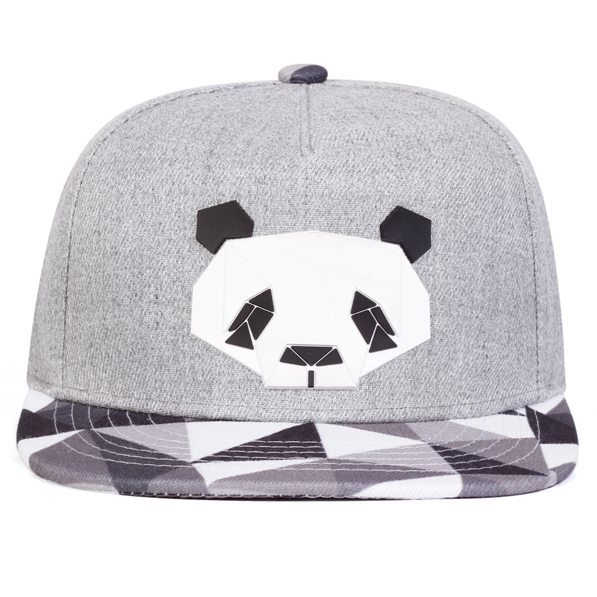 Panda Print Baseball Cap Hip-Hop Style, Adjustable, Unisex