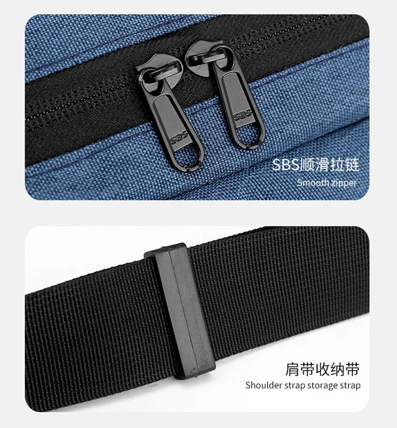 Bolsa de viaje cruzada - Riñonera para deportes al aire libre y uso informal