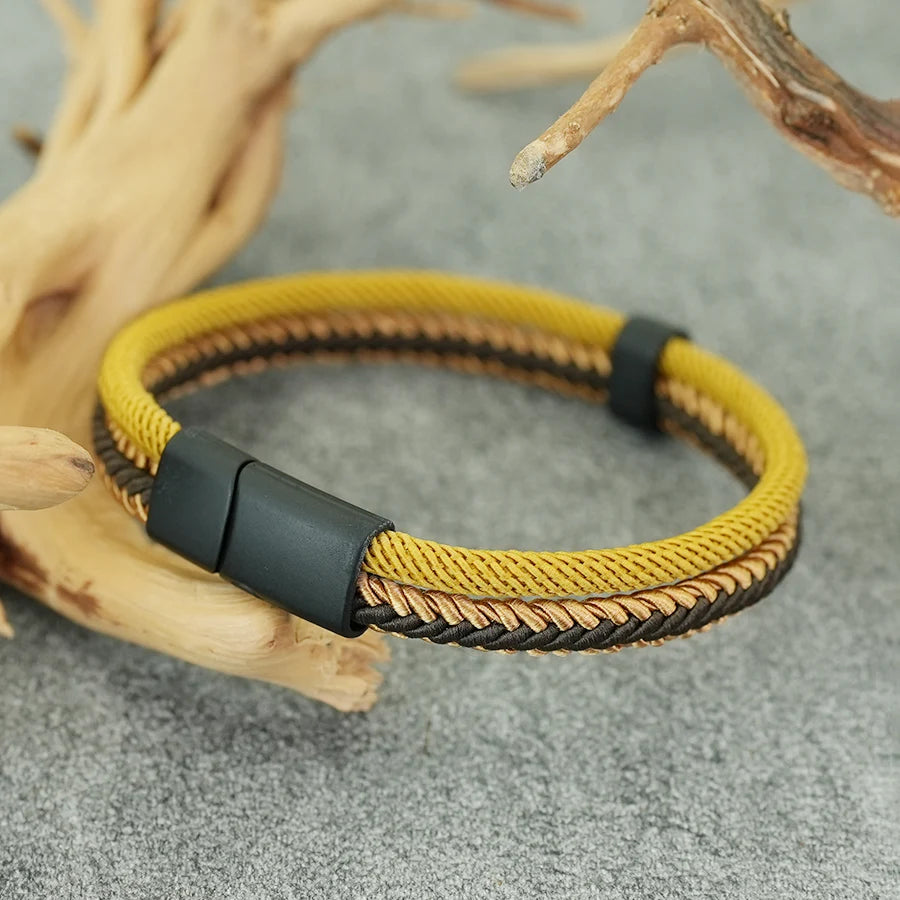 Renovación - Pulsera étnica de doble capa