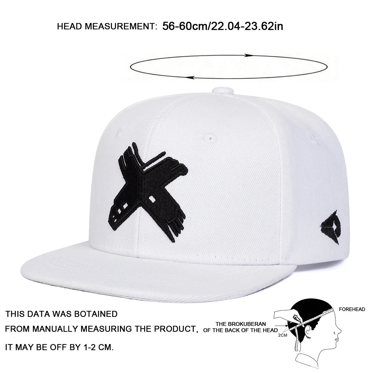Hat Snapback Cap X Logo Casual Spring & Autumn Hip-Hop Style deideas