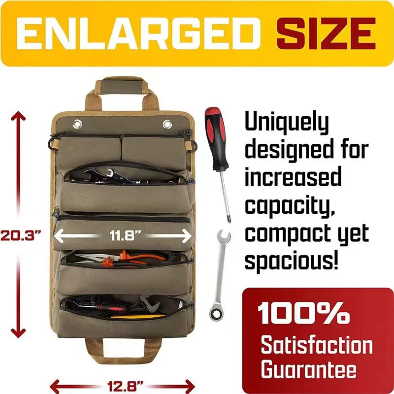 High Quality Professional Multi Pocket Hardware Tool Bag Portable Small Tool Organizer Bag