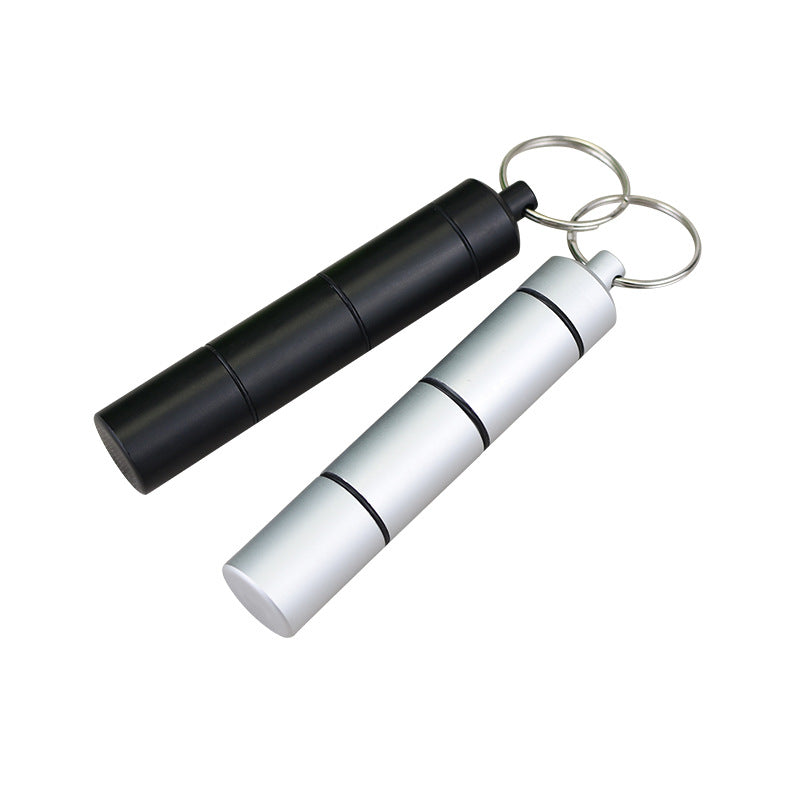 Pastillero portátil pequeño: organizador impermeable y sellado