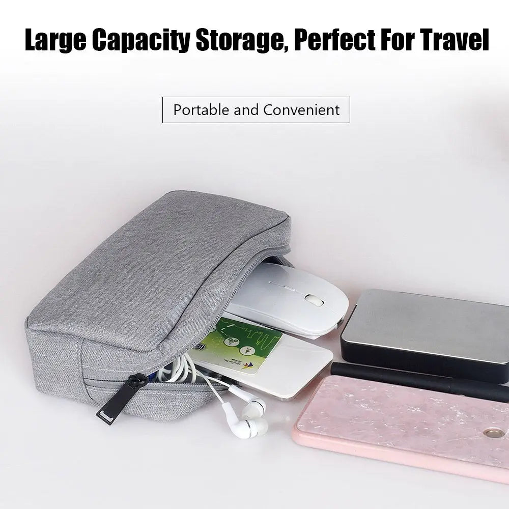 Estuche organizador de viaje digital: almacenamiento de auriculares y accesorios