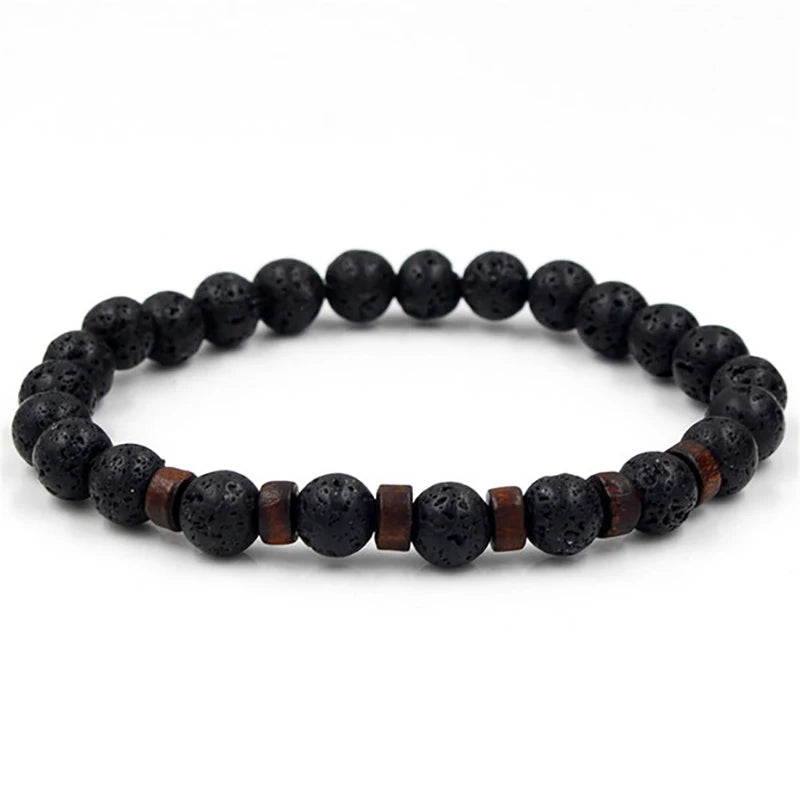 Zen Lava Bracelet An accessory that combines the strength of volcanic rock with inner peace