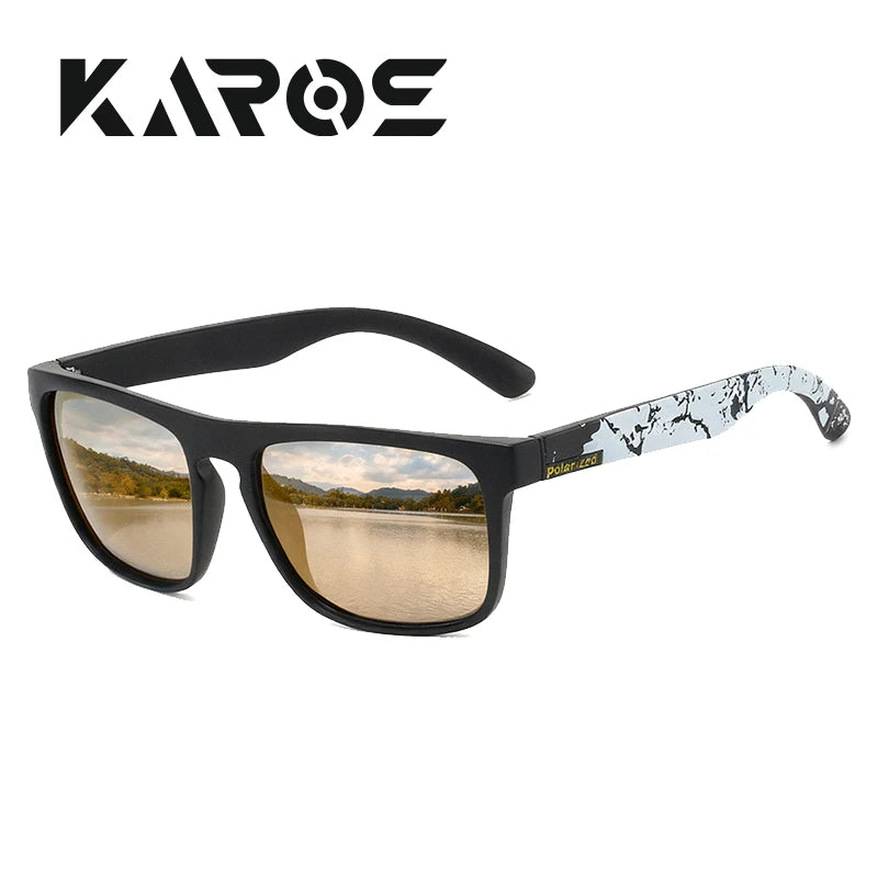 Lunettes de soleil polarisées camouflage tactique - UV400, enveloppantes, 63 mm, 11 motifs