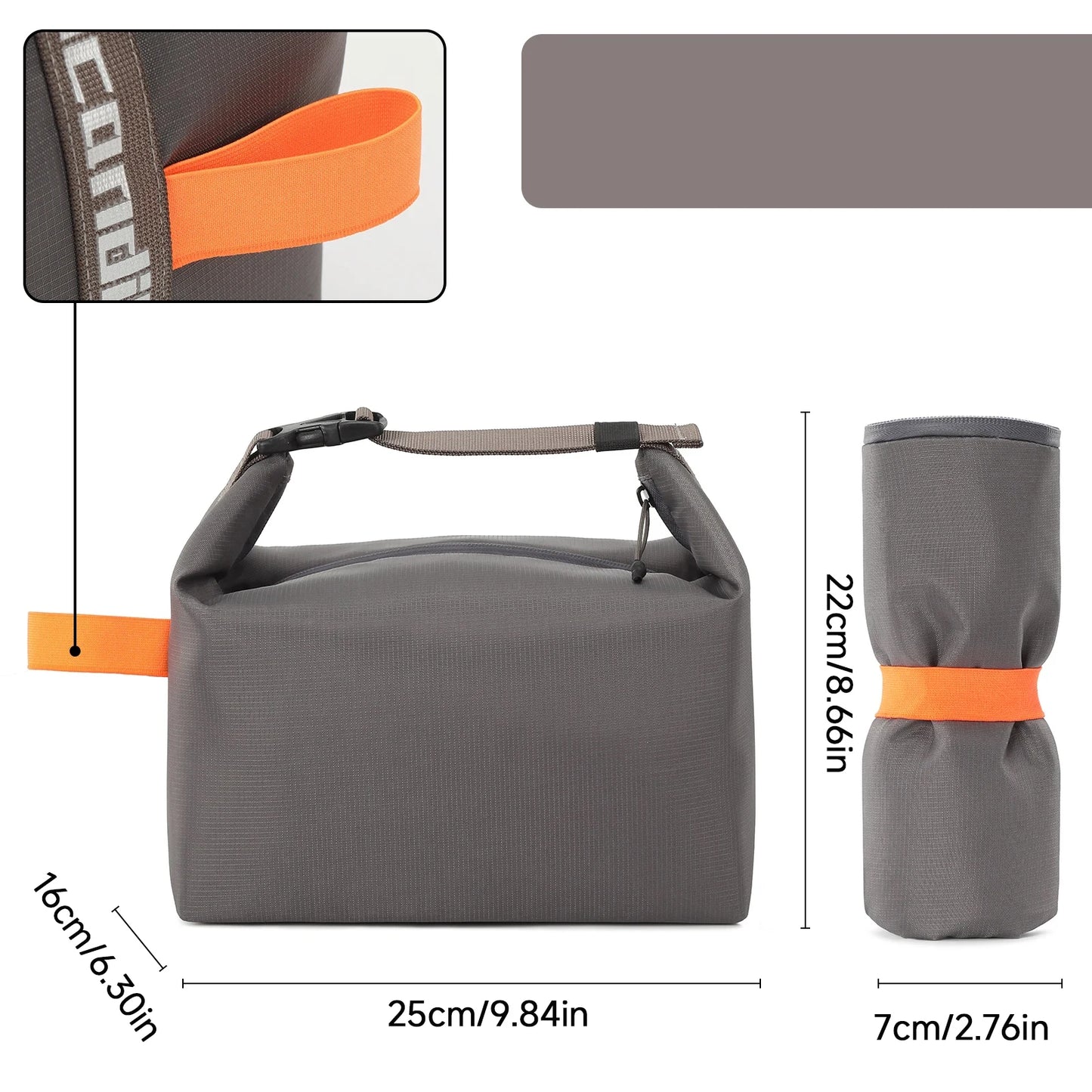 Bolsa térmica portátil para el almuerzo: mantén tu comida fresca y lista