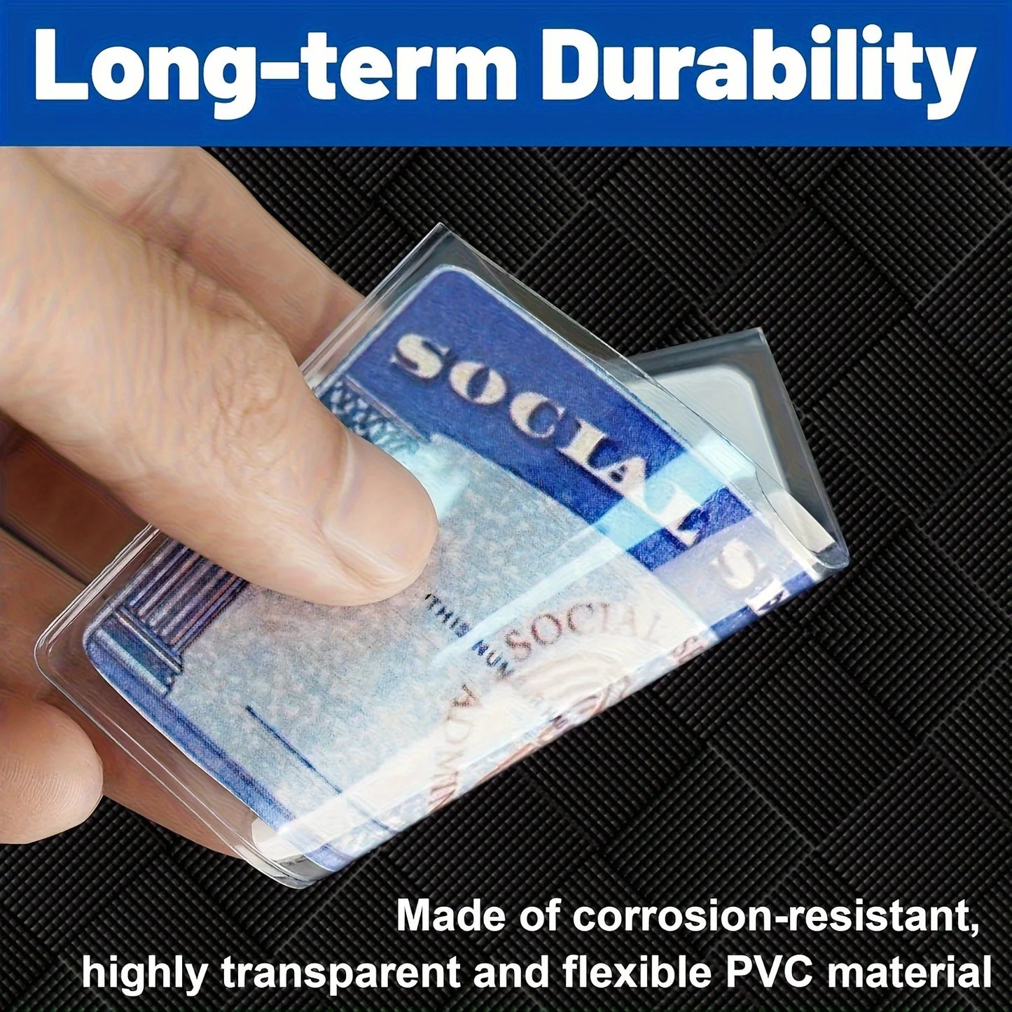 Estuche protector para tarjetas de PVC: seguridad y durabilidad para sus documentos
