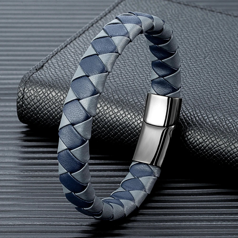 Urban Flame Leather Bracelet
