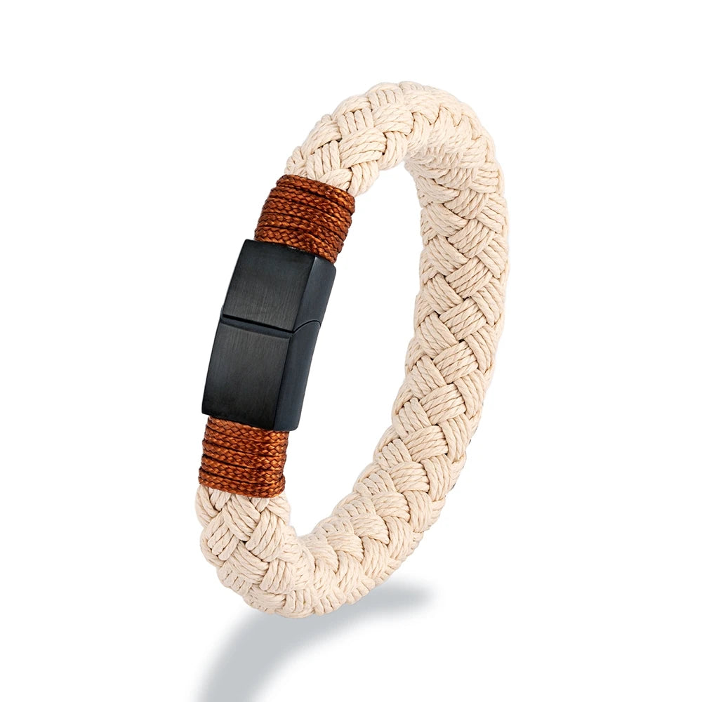 Bracelet en corde du patrimoine marin