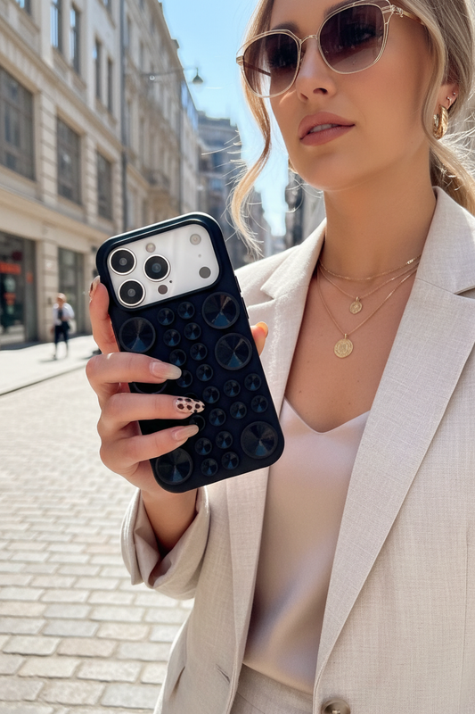 iPhone Suction Cup Case - Female Black