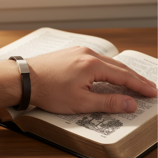 Leather Bracelet v4 - Biblia