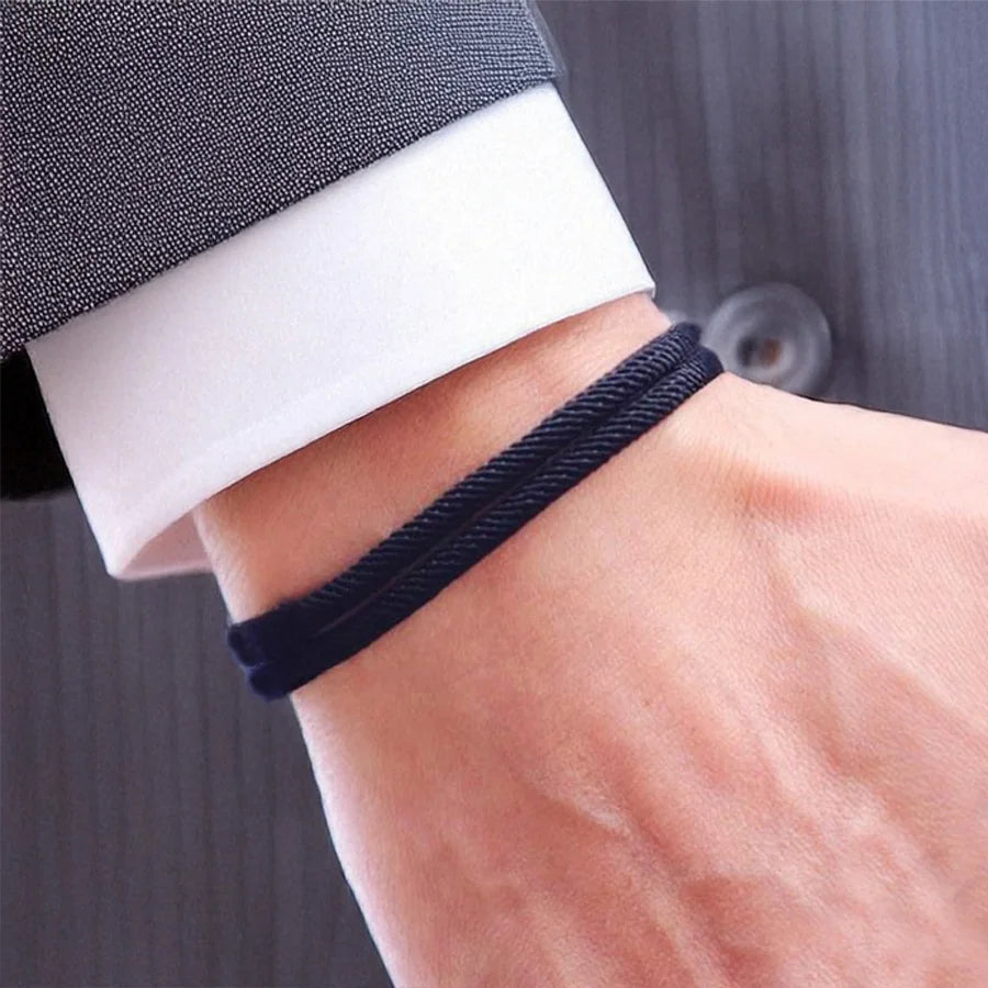 Fashion Rope Bracelet Men 6 Colors S Buckle Outdoor Survival Rescue Braslet Leisure Versatile Accessories Pulseria Hombre Joias deideas